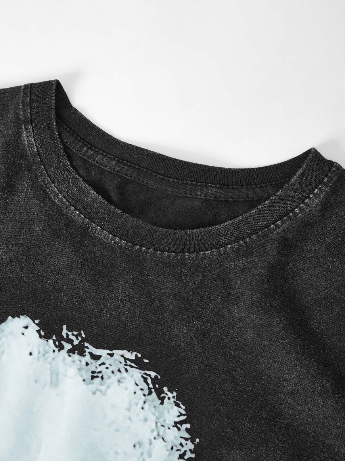 Ghost Vintage Wash Kurzarm-T-Shirt für Herren