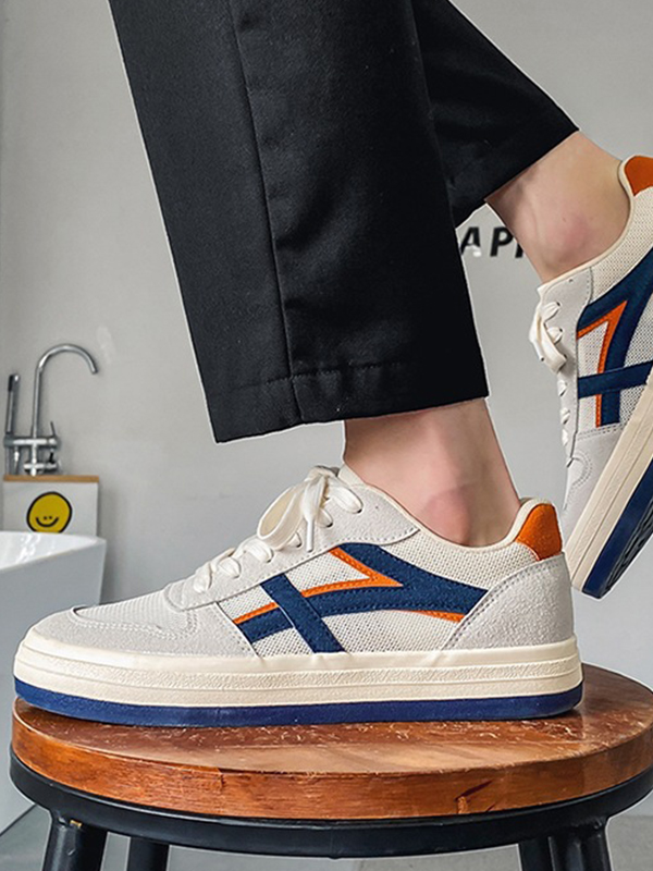 Atmungsaktive Freizeit-Sneaker aus Mesh für Herren-1
