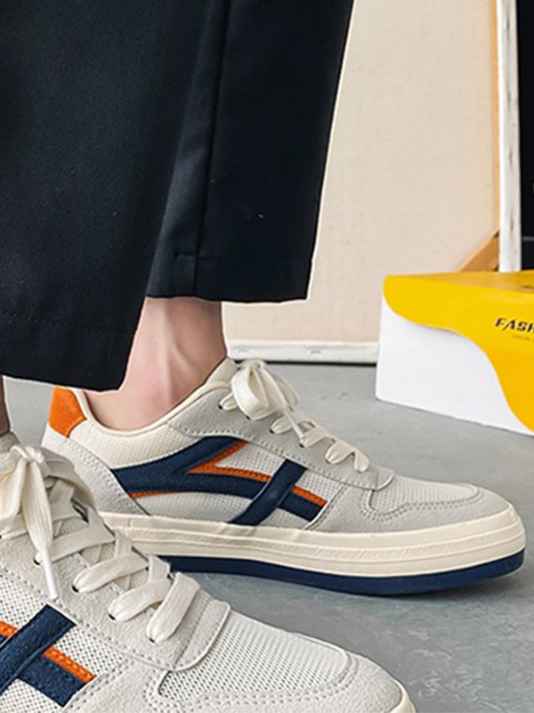 Atmungsaktive Freizeit-Sneaker aus Mesh für Herren-4