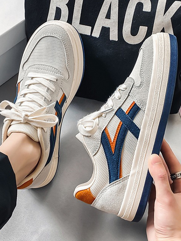Atmungsaktive Freizeit-Sneaker aus Mesh für Herren-3